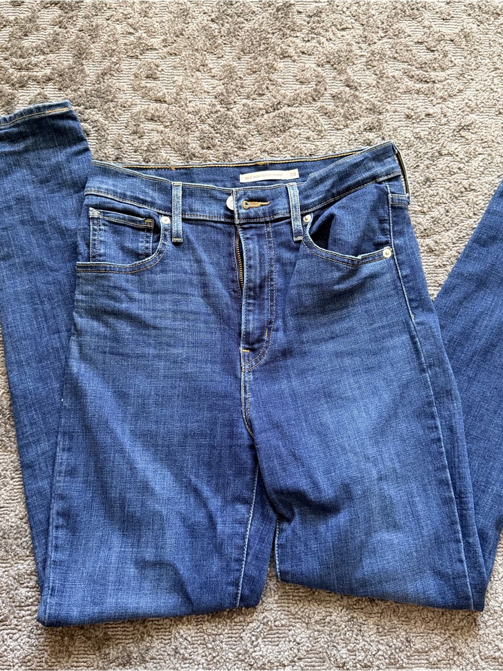 Levi's Women's Dark Blue Skinny Jeans
